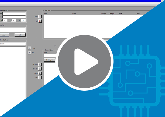 Automated Nailing / Routering Gantry